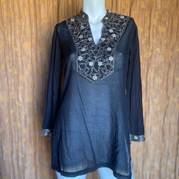 Sensual 🌛KAREENA'S EMBELISHED TUNIC SzS - Picture 1 of 4